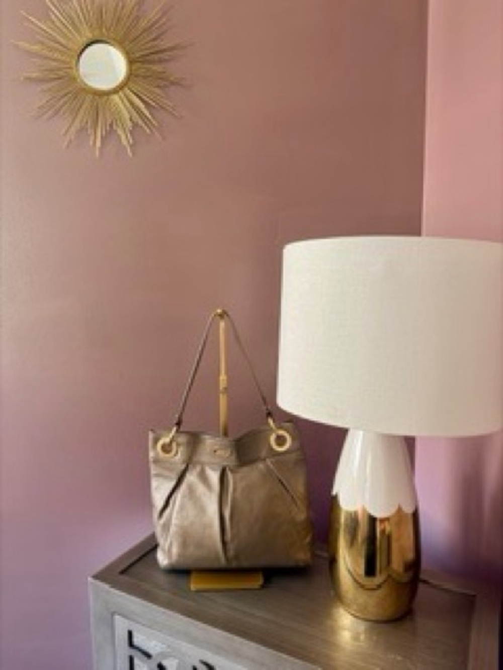 Coach Ashley 17605 Metallic Bag circa 2010 - Picture 8 of 10